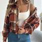 Womens Button Down Shirts Jacket Long Sleeve Plaid Shackets Business Casual Blouse Top Meifu Market