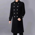 ftcayanz men's wool coat winter slim fit pea coats single Autumn And Winter New Slim-fit Wool Coat Men's Coat 2XL - primar...