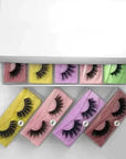 d mink false eyelashes set | reusable magnetic eyelashes | natural looking volume lashes | energy saving