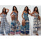 bohemian wide-leg pants | elastic waistband pants | flowy one-piece pants | ultrasonic cleaning