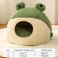 Pet Cat Dog Nest Little Frog Series Warm Plush Mat Autumn Winter Pet House Full Package Nest For Small Cats Dogs Within 5KG Meifu Market