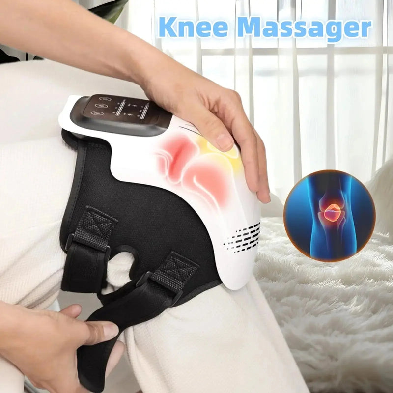 infrared laser therapy | rechargeable knee massager | intelligent kneading technology | energy saving