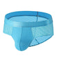 Men's Large Mesh Low Waist Wide Belt Briefs Meifu Market