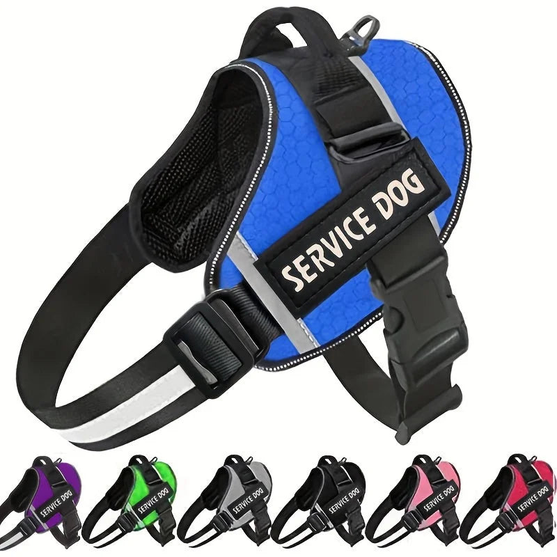 reflective dog vest harness | comfortable mesh dog harness | safety pet vest | ultrasonic cleaning