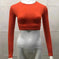 crop top for women | cotton blend fabric | ribbed knit texture | energy saving