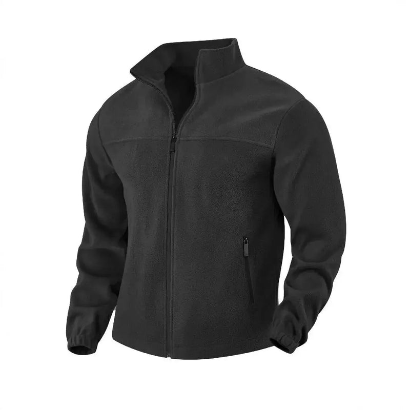 windproof polar fleece jacket | thermal insulated mens coat | outdoor hiking fleece | energy saving