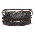braided leather bracelet for men | vintage life tree charm bracelet | rudder charm wood beads bracelet | ultrasonic cleaning