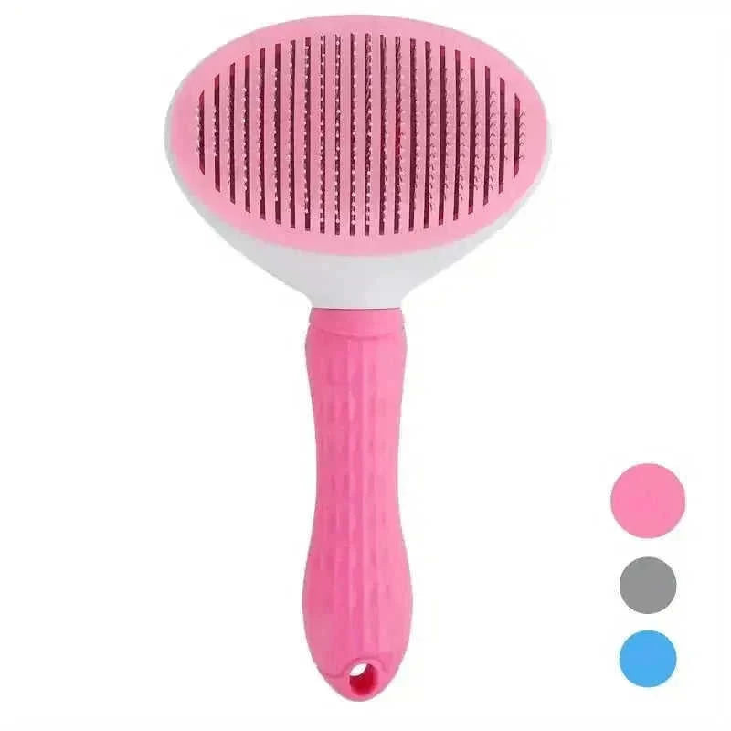 floating hair removal brush | pet hair removal tool | stainless steel bristles | ultrasonic cleaning