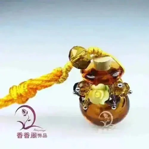 hand-blown glass diffuser | essential oil car freshener | luxury car perfume jewelry | energy saving