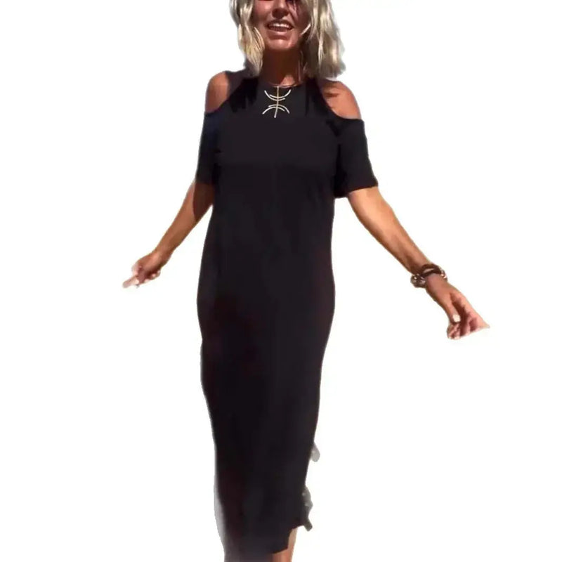 slim fit women dress | casual summer dress | breathable cotton dress | energy saving