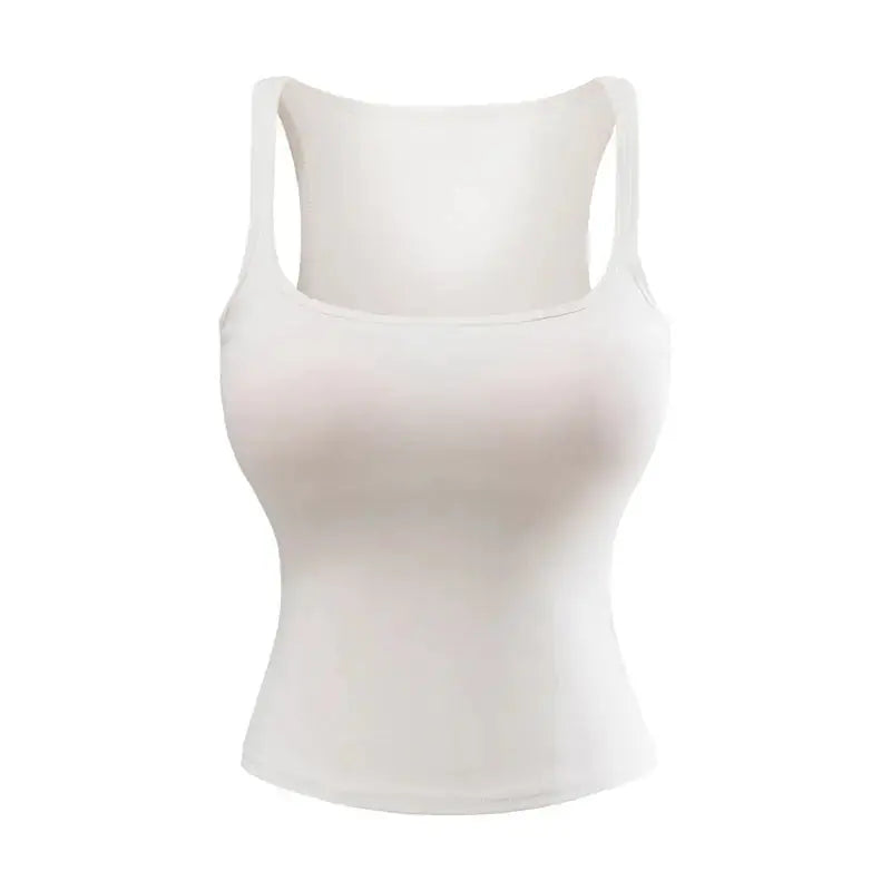 New Solid Color Summer Slim Fit Comic Chest Pad U-neck Vest-style Sling Meifu Market