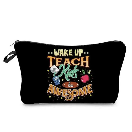 waterproof cosmetic bag | travel makeup organizer with zipper | pvc material toiletry bag | energy saving
