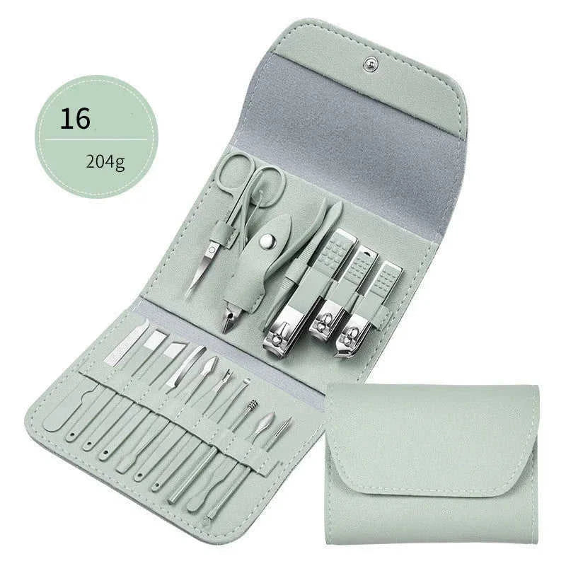 pedicure tool set for home use | heavy duty cuticle nippers | free shipping nail grooming kit | energy saving