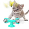 automatic rotating cat toy | interactive cat scratcher | dental cleaning cat toy | energy saving