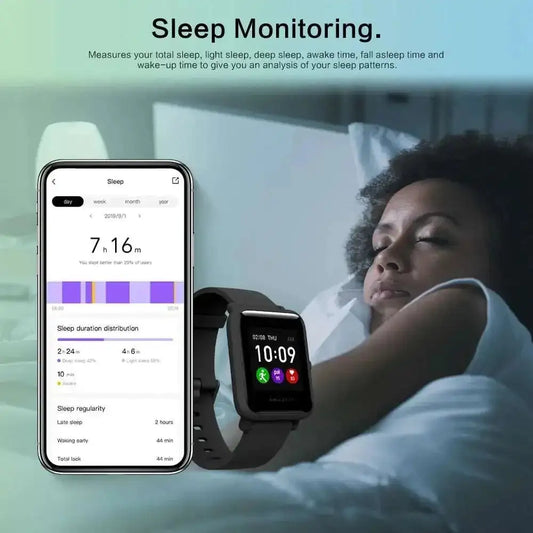 Amazfit Bip S Lite Smartwatch - 30 Day Battery Life, Music Control, Heart Rate Monitor & Fitness Tracker