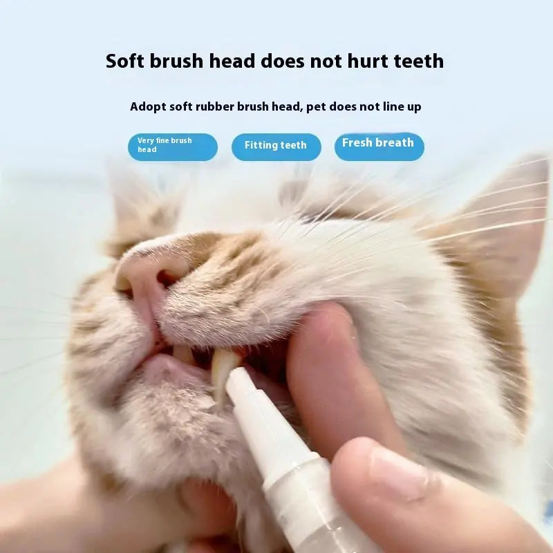 Pet Toothbrush Pen Teeth Cleaning Tools Breath Pet Meifu Market
