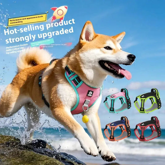 Anti Breaking Loose Big Dog Chest Strap Reflective Medium Large Dog