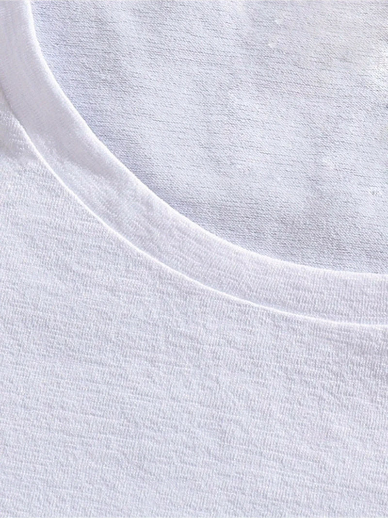 white tshirt men | loose fit tshirt | trendy print tshirt | energy saving