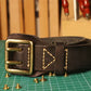 Cowhide Handmade Stitching Anti-allergy Men's Leather Belt meifu market