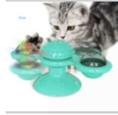 Cat Rotating Windmill Multi-Function Toys Itch Scratching Device Teeth Shining Toy Meifu Market