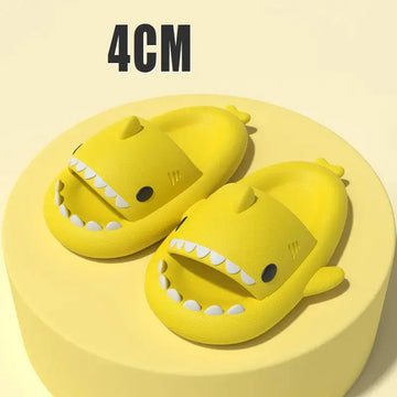 Adult's Slippers Indoor Outdoor Funny Shark Cartoon meifu market