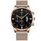 stainless-steel mesh band | 40mm case diameter | sapphire crystal glass | energy saving
