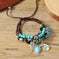 genuine leather bracelet | adjustable bangle size | feather charm jewelry | energy saving