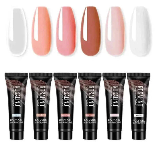 multi-color nail glue set | fast-drying nail adhesive | professional nail art glue | energy saving