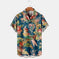 quick-dry polyester fabric | breathable linen blend shirt | short sleeve button down | energy saving