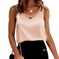 Women's Crossover V-Neck Sleeveless Tank Top - Meifu Market