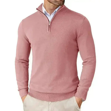 Autumn Men's Season Zipper Sweater Ultra-thin Lightweight