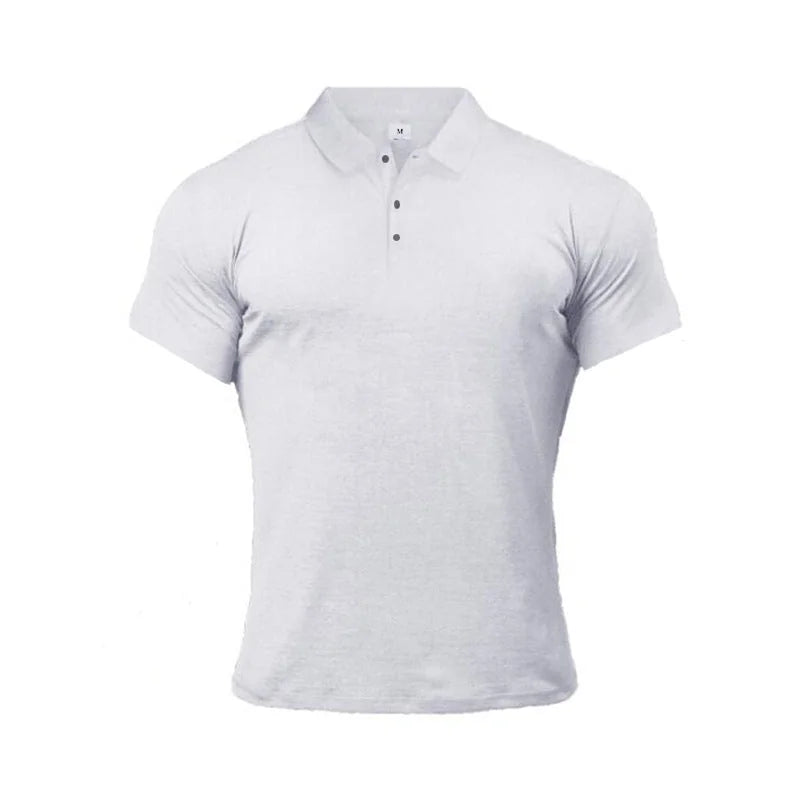 breathable fabric polo shirt | moisture-wicking sports top | lightweight summer clothing | energy saving