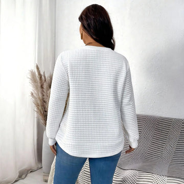 Long Sleeve Casual Love Sweater Plus Size Women's Clothing Meifu Market