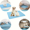 cooling pet mat for summer | breathable cat cooling pad | washable dog cooling blanket | ultrasonic cleaning