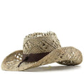 hand-woven natural grass hat | adjustable leather hatband | wide-brim sun protection hat | ultrasonic cleaning