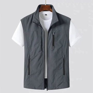 lightweight breathable vest | multiple storage pockets | outdoor hiking gear | energy saving