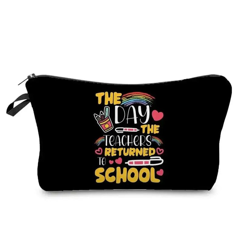 waterproof cosmetic bag | travel makeup organizer with zipper | pvc material makeup pouch | ultrasonic cleaning