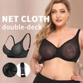 plus size sheer underwire bra | ultra-thin mesh lingerie set | wireless t-shirt bra for women | energy saving