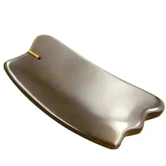5A Si Bin Bian Stone Gua Sha Massager - Face & Body Slimming Tool - view 22 (color: black | pattern: check)