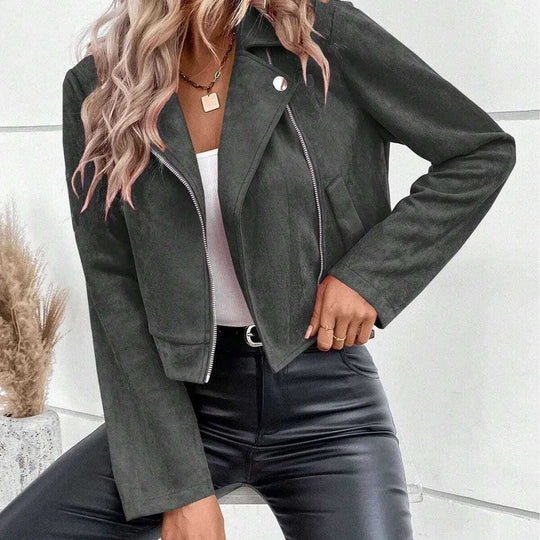 Winter Slim-fit Short Lapels Zip Jacket Meifu Market