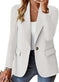 Fashion Casual Women Blazer Long-sleeved Solid Color Casual Cardigan Small Suit Jacket For Women Elegant Office Lady Outerwear Meifu Market