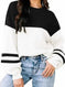oversized knit sweater | premium cotton blend | long sleeve pullover | energy saving