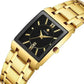 30m water resistant | analog quartz movement | business casual timepiece | ultrasonic cleaning