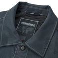 heavyweight denim jacket | single-breasted closure | durable cotton blend | ultrasonic cleaning