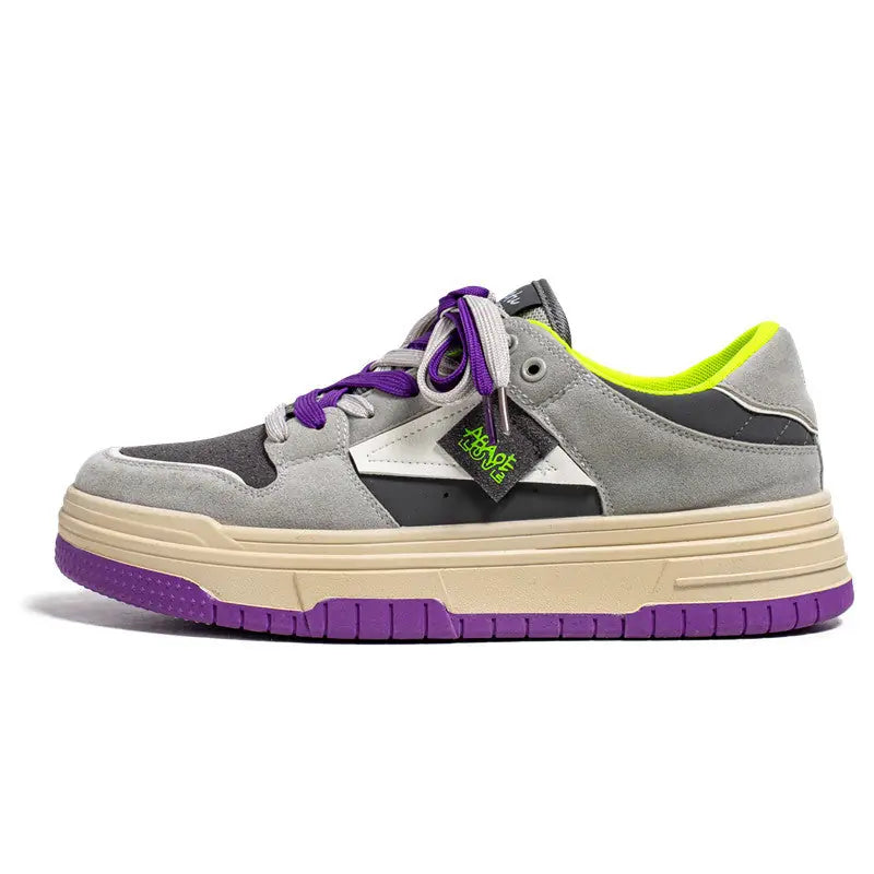 Breathable Leisure Hong Kong Style Retro Men's Shoes Meifu Market