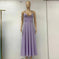 sexy v-neck suspender dress | summer a-line maxi dress | womens long formal dress | energy saving