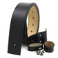 38cm No Buckle Men's Leather Belt meifu market