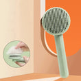 pet grooming brush stainless steel | dematting comb for dogs | cat grooming brush with steel teeth | ultrasonic cleaning