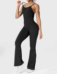 solid color sling jumpsuit | nylon spandex fabric | one piece yoga outfit | ultrasonic cleaning