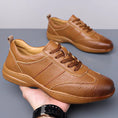 Casual Business Shoes Korean Style Punching Hollow Trendy Men's Shoes Meifu Market